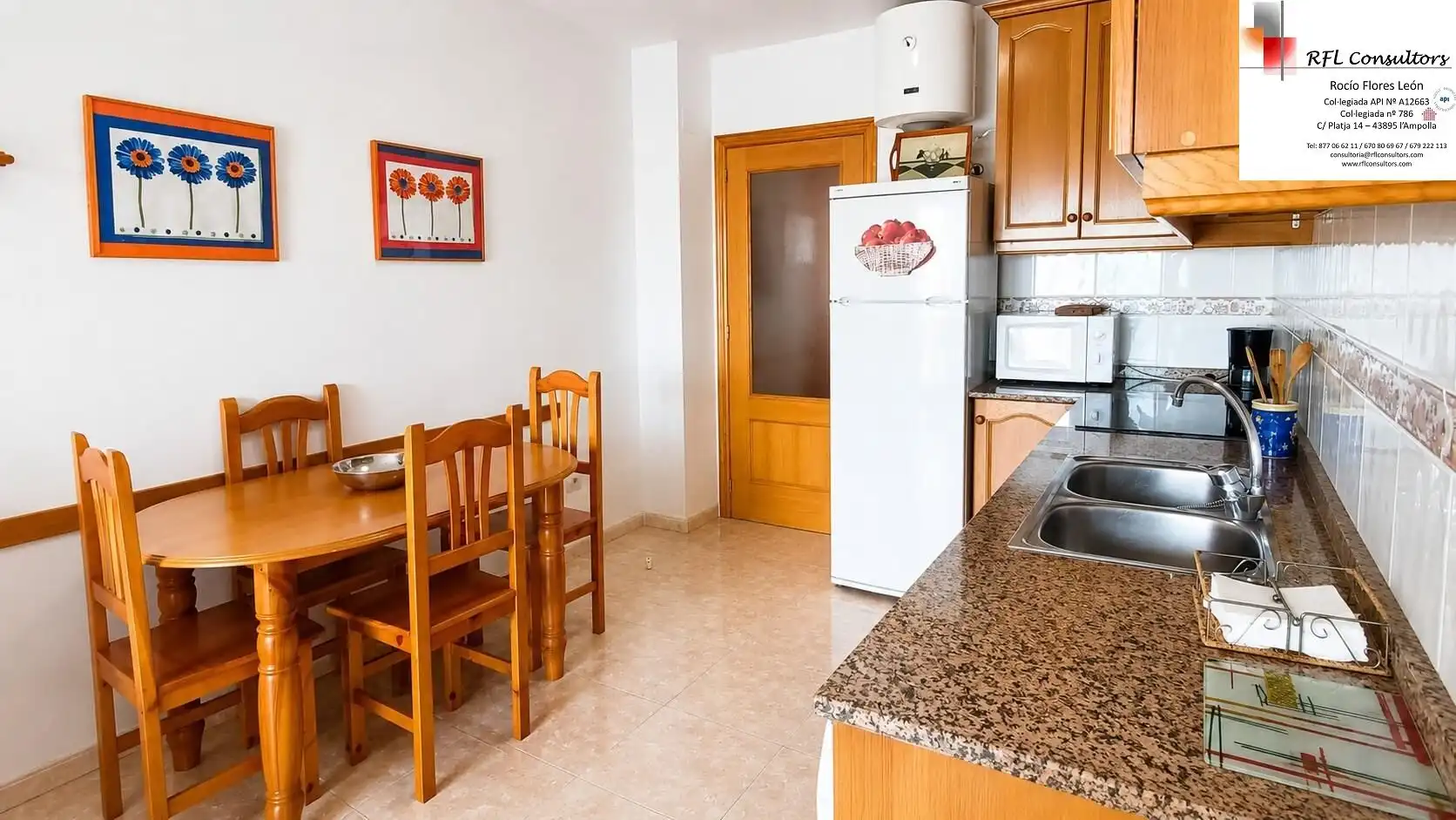 Küche von Wohnungen zum Verkauf in Torreblanca mit Privatgarten, Terrasse und Abstellraum
