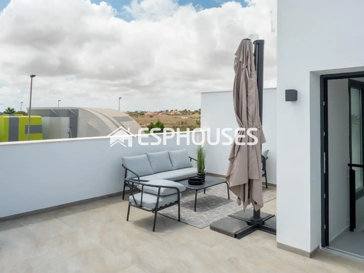 Terraza de Casa adosada en venta en San Pedro del Pinatar con Aire acondicionado, Terraza y Piscina