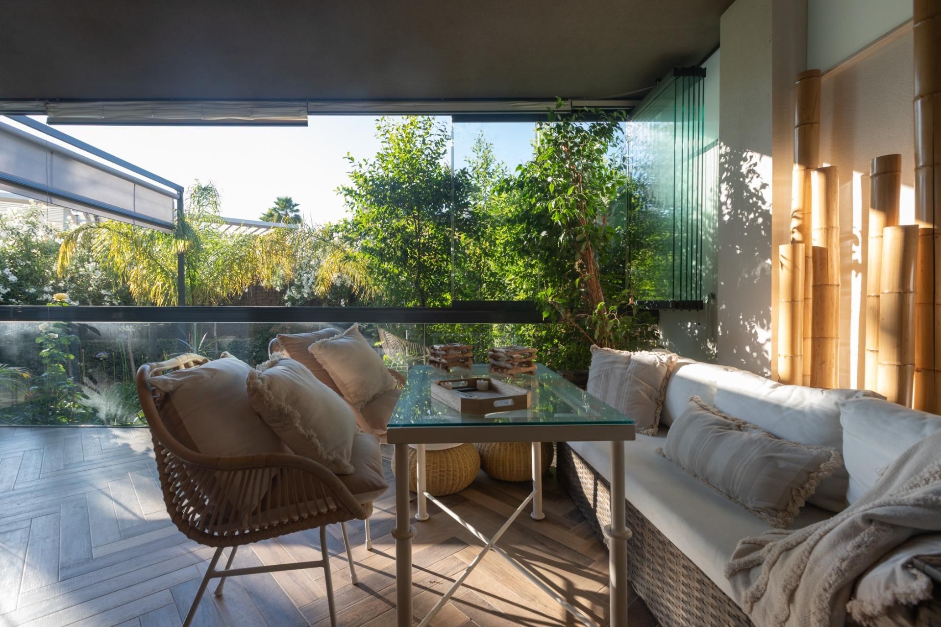 Terrace of Flat for sale in Málaga Capital  with Heating, Private garden and Terrace
