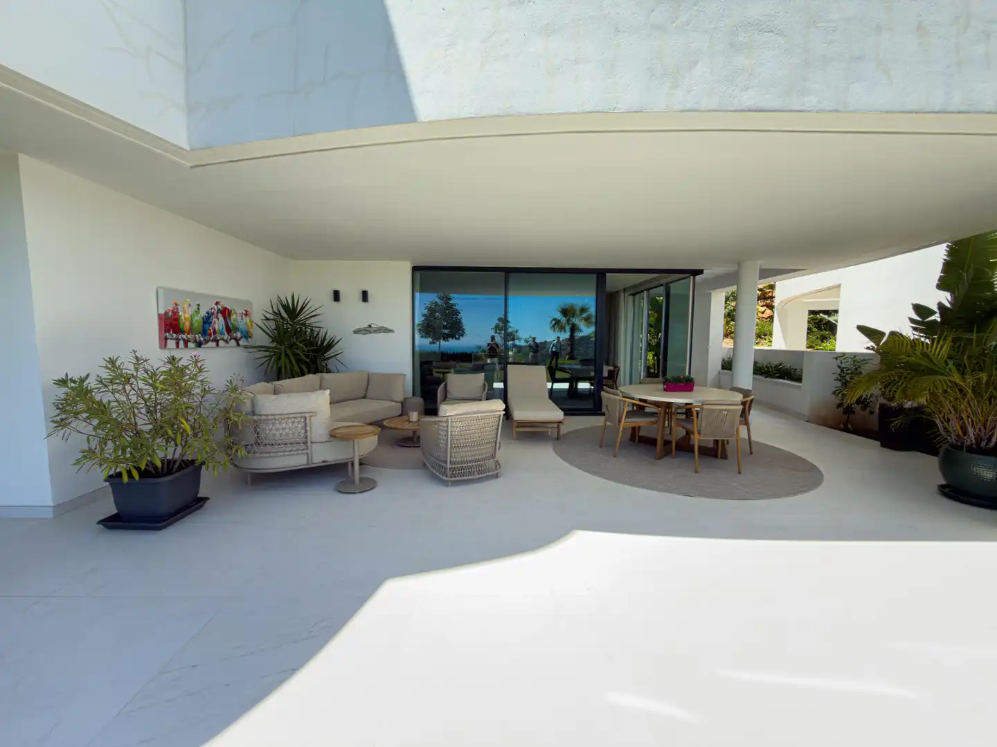 Terrasse von Wohnung zum Verkauf in Ojén mit Klimaanlage, Terrasse und Abstellraum