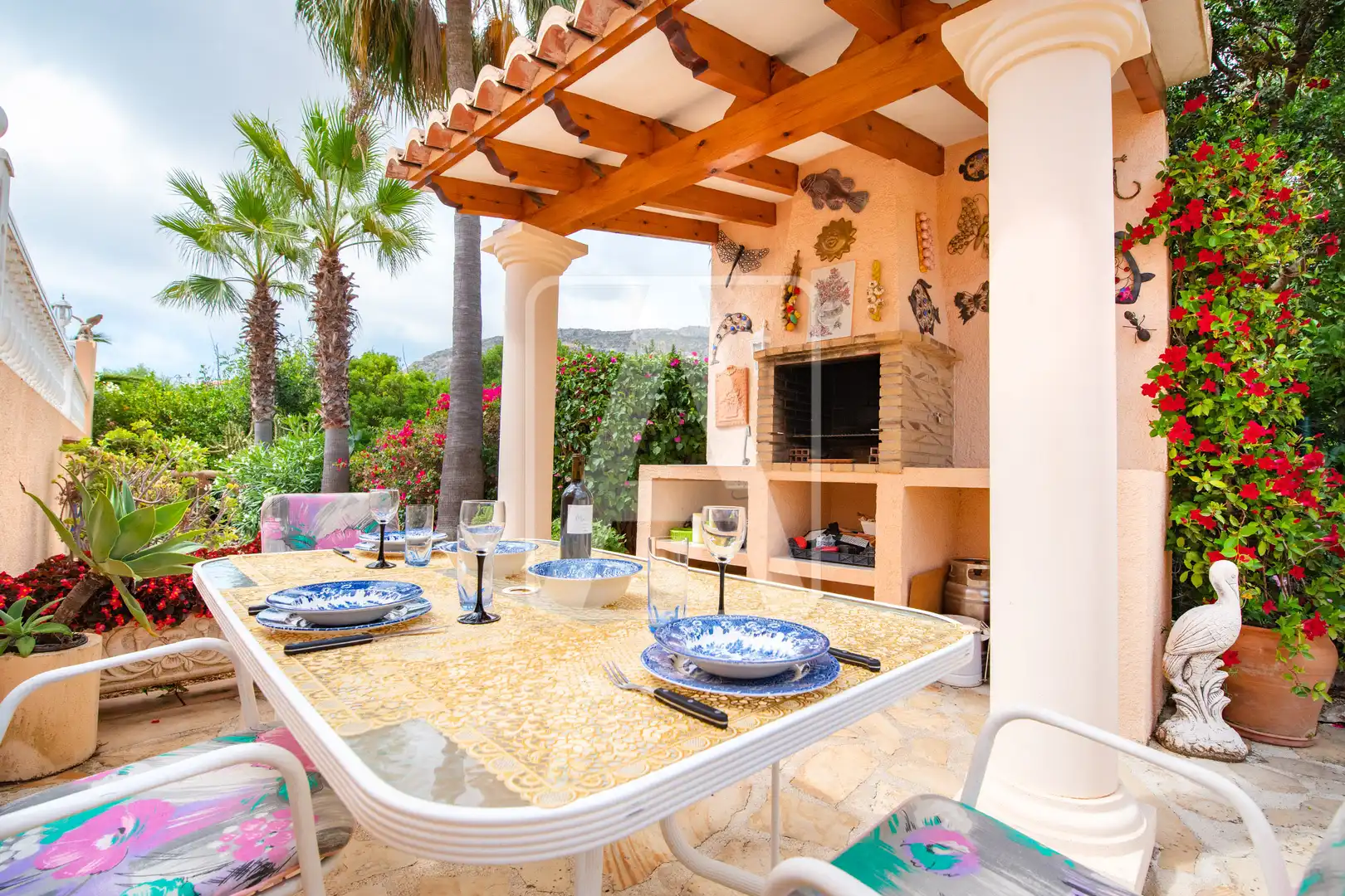 Terrassa de Casa o xalet en venda en Calpe / Calp amb Aire condicionat, Calefacció i Jardí privat