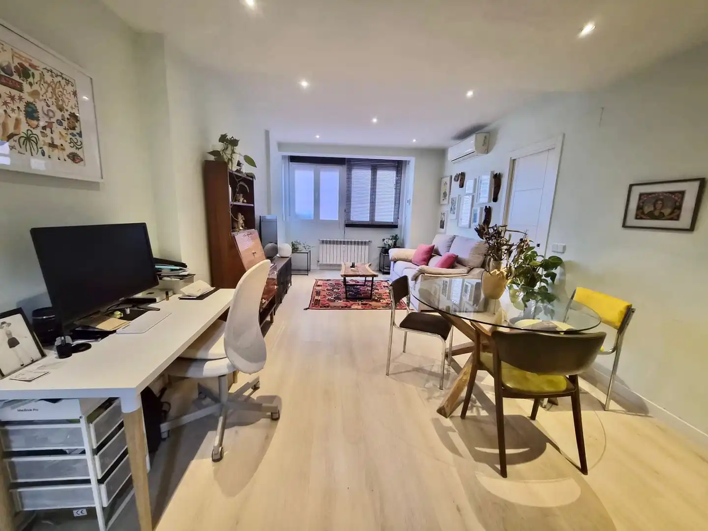 Sala d'estar de Pis en venda en Madrid amb Aire condicionat, Calefacció i Parquet