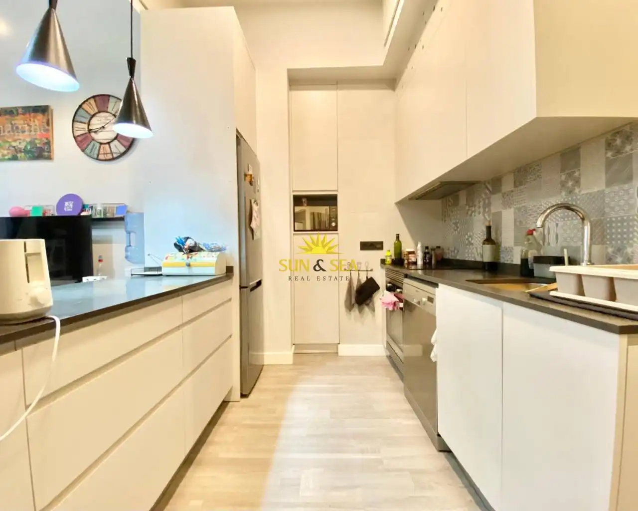 Cocina de Planta baja de alquiler en Guardamar del Segura con Aire acondicionado, Calefacción y Terraza