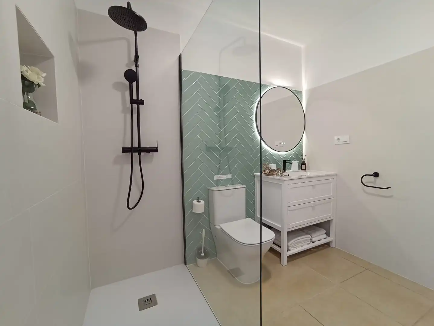 Bany de Casa o xalet de lloguer en Moraira amb Aire condicionat, Calefacció i Terrassa