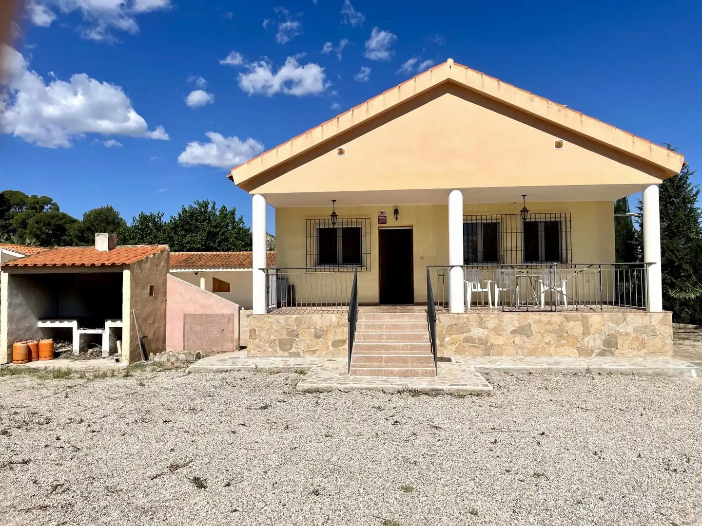 Exterior view of Houses for sale in Lorca  with Air Conditioner, Storage room and Furnished