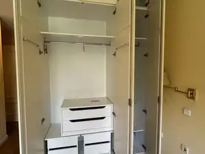 Bedroom of Flat for rent in Madrid  with Air Conditioner, Heating and Parquet flooring