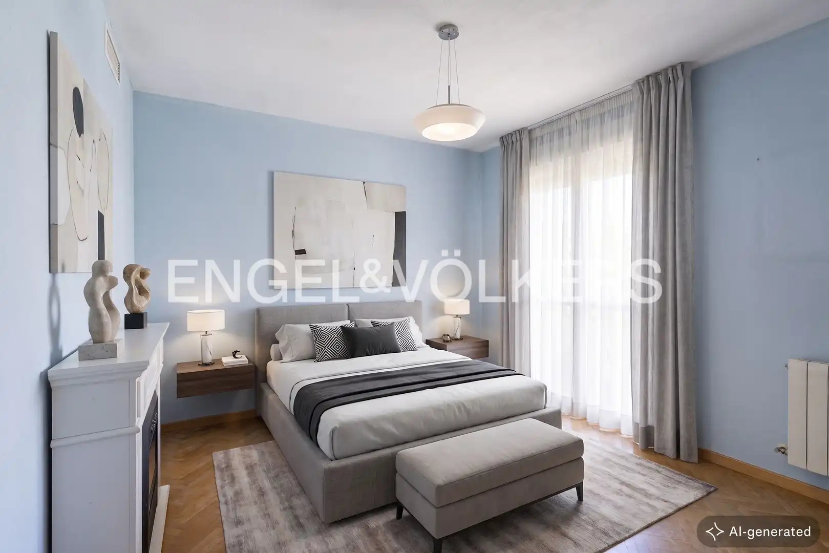 Bedroom of Houses for sale in Madrid  with Air Conditioner, Heating and Private garden