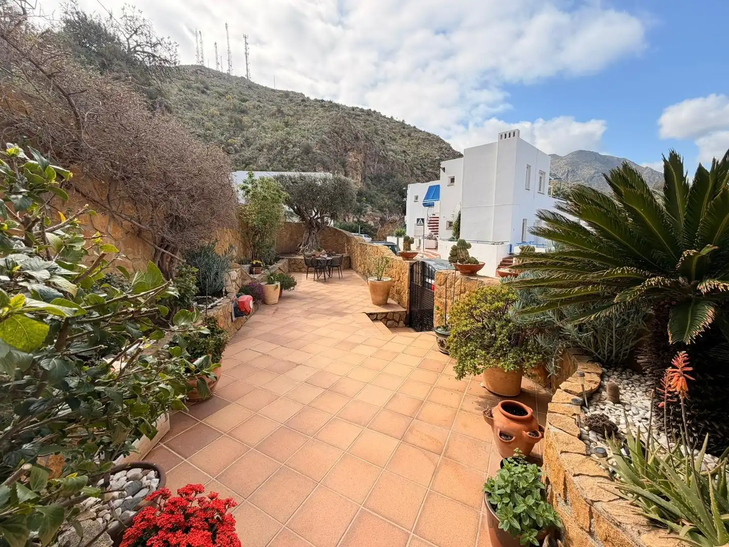 Terraza de Casa o chalet en venta en Mojácar con Calefacción, Jardín privado y Terraza