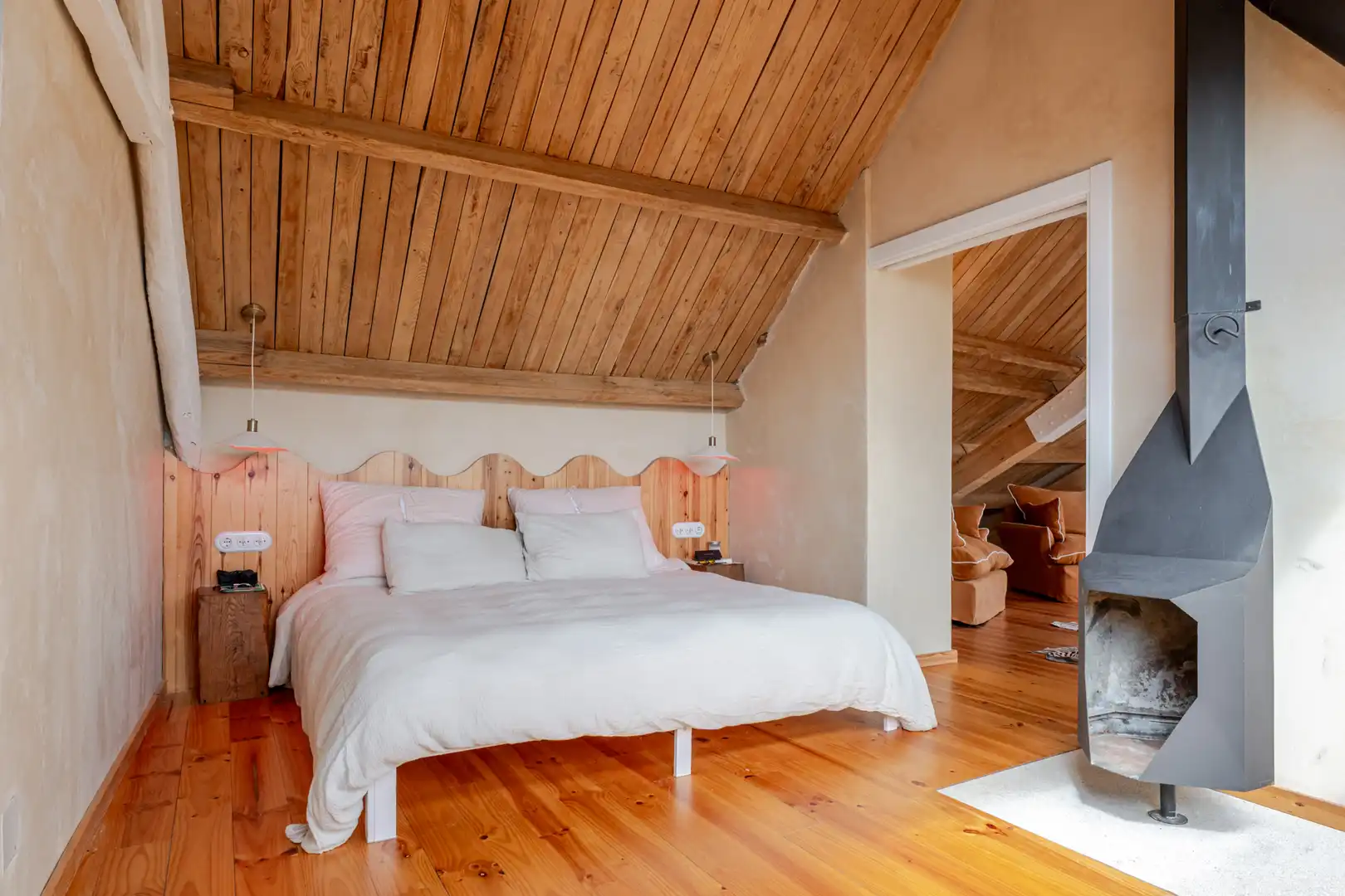 Bedroom of Country homes for sale in Poio  with Swimming Pool and Furnished