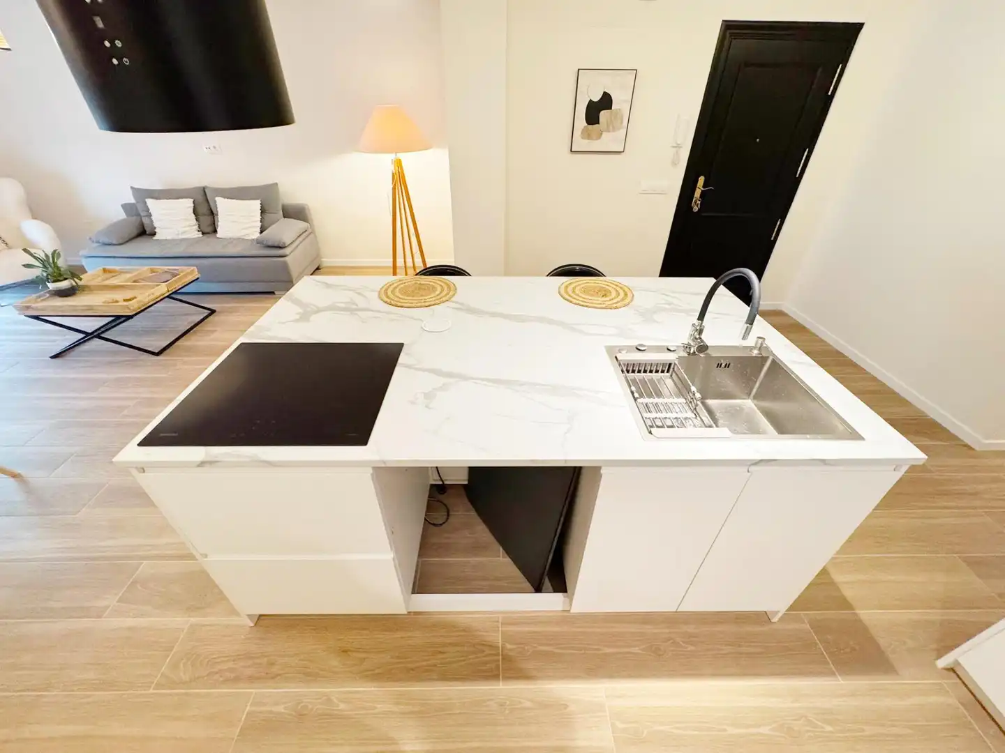 Kitchen of Flat for sale in Dénia  with Air Conditioner, Heating and Furnished