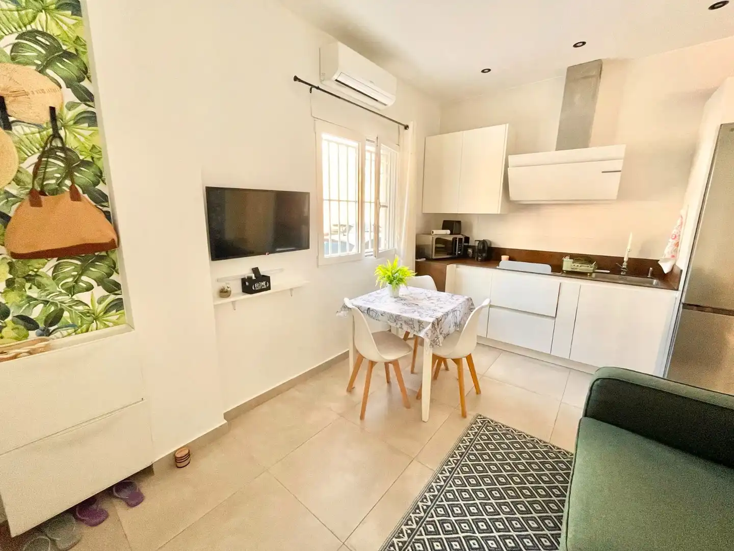 Küche von Wohnung zur Miete in Pilar de la Horadada mit Klimaanlage, Möbliert und Waschmaschine