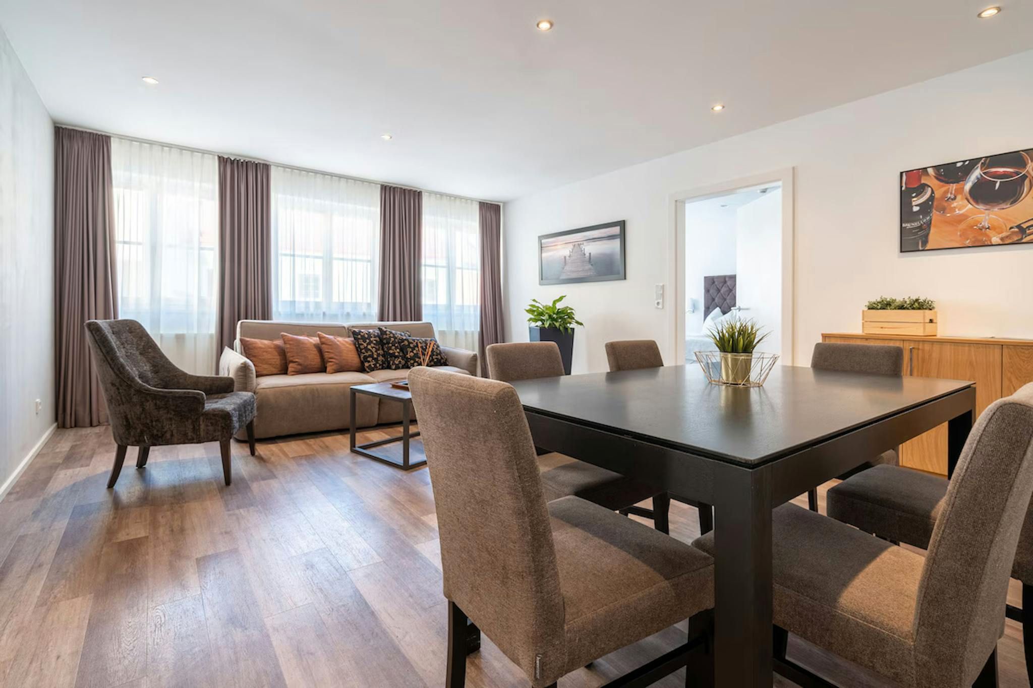 Living room of Flat to rent in  Madrid Capital  with Air Conditioner, Heating and Private garden