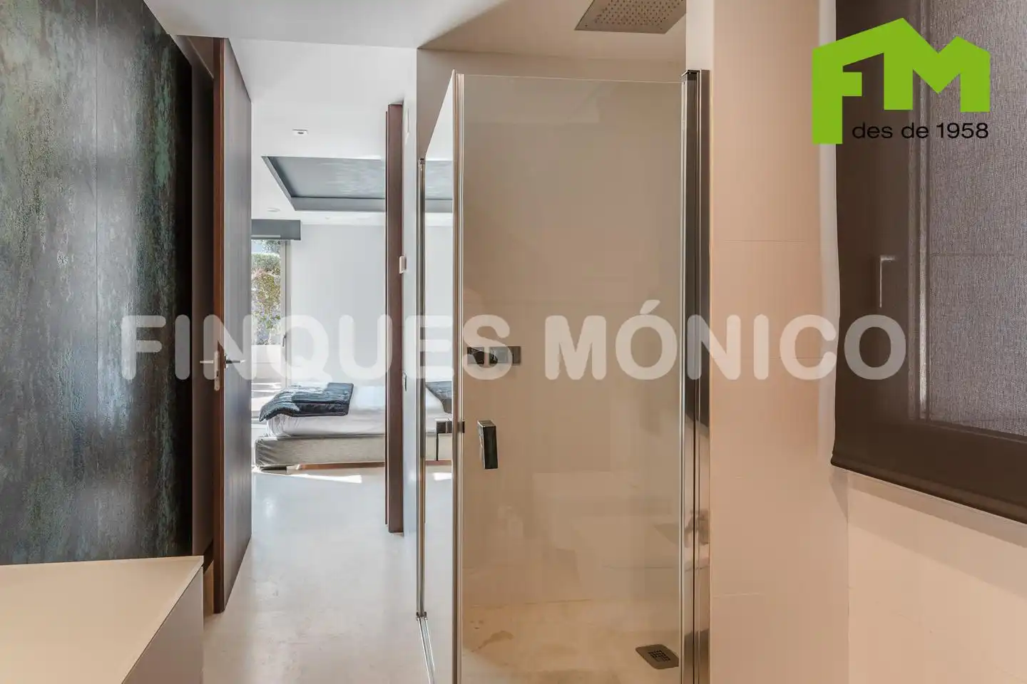 Badezimmer von Haus oder Chalet zum Verkauf in Teià mit Klimaanlage, Privatgarten und Terrasse
