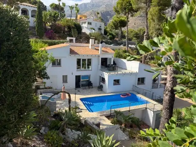 Exterior view of Houses for rent in Altea  with Air Conditioner, Heating and Private garden
