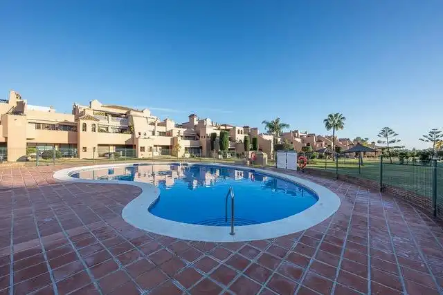 Exterior view of Attic for sale in Estepona  with Air Conditioner, Parquet flooring and Terrace
