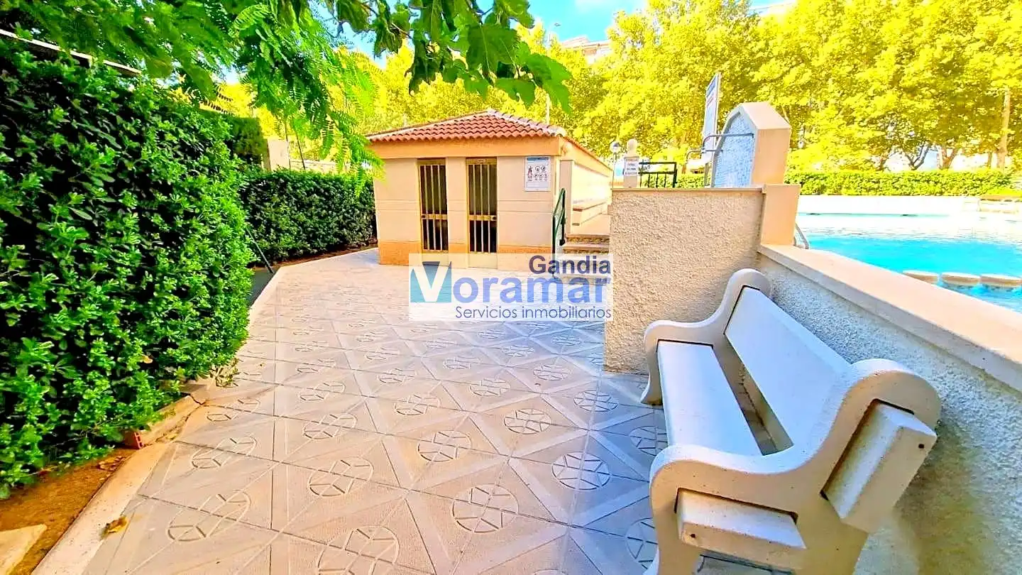 Jardí de Apartament en venda en Gandia amb Aire condicionat, Jardí privat i Terrassa