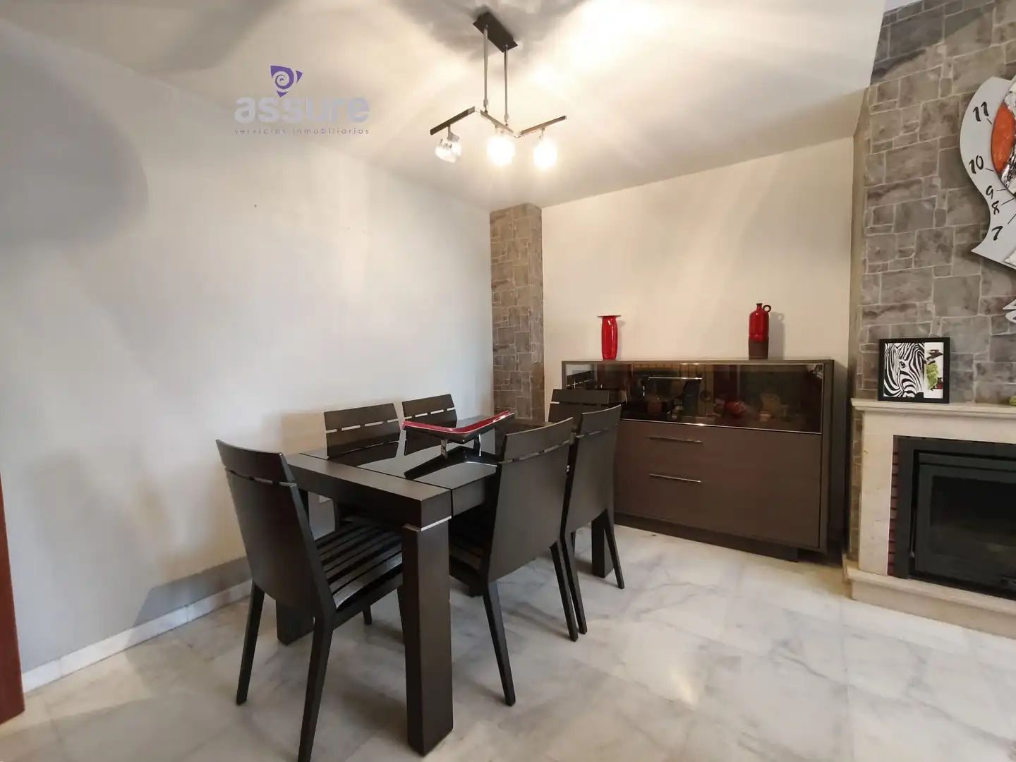 Comedor de Casa adosada en venta en Huelva con Aire acondicionado, Calefacción y Jardín privado