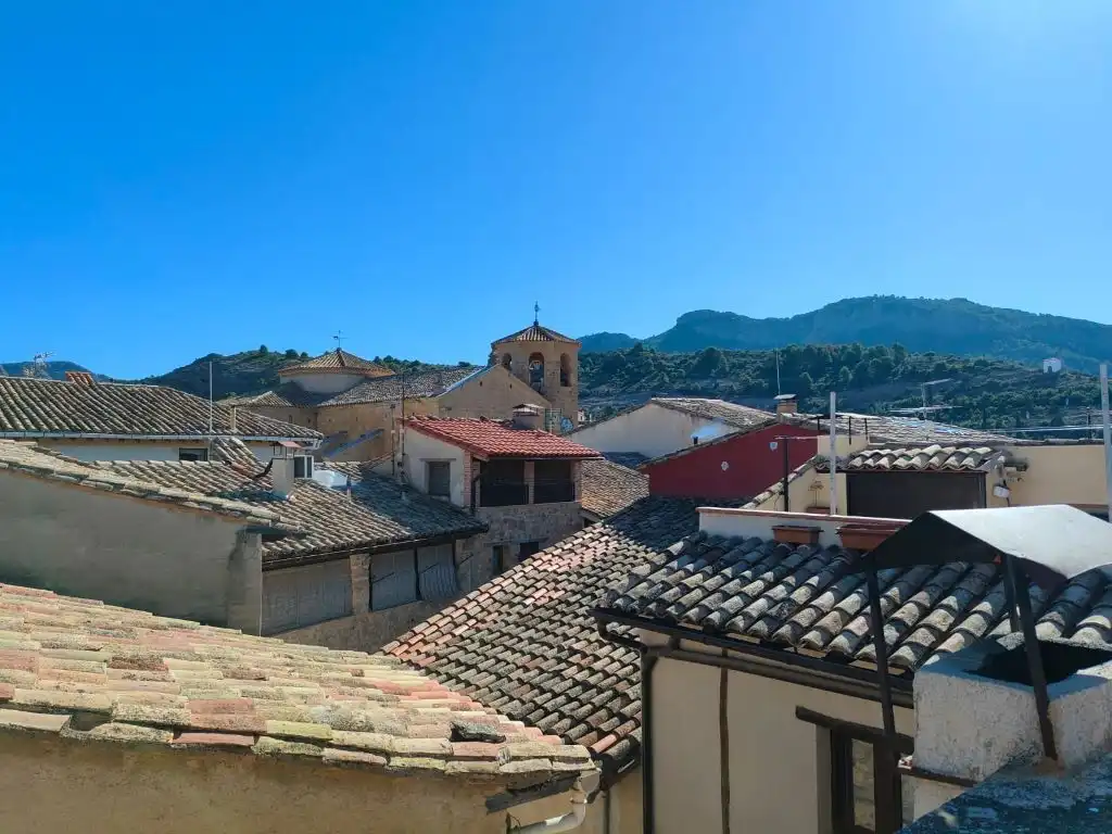 Vista exterior de Casa adosada en venta en Beceite con Terraza