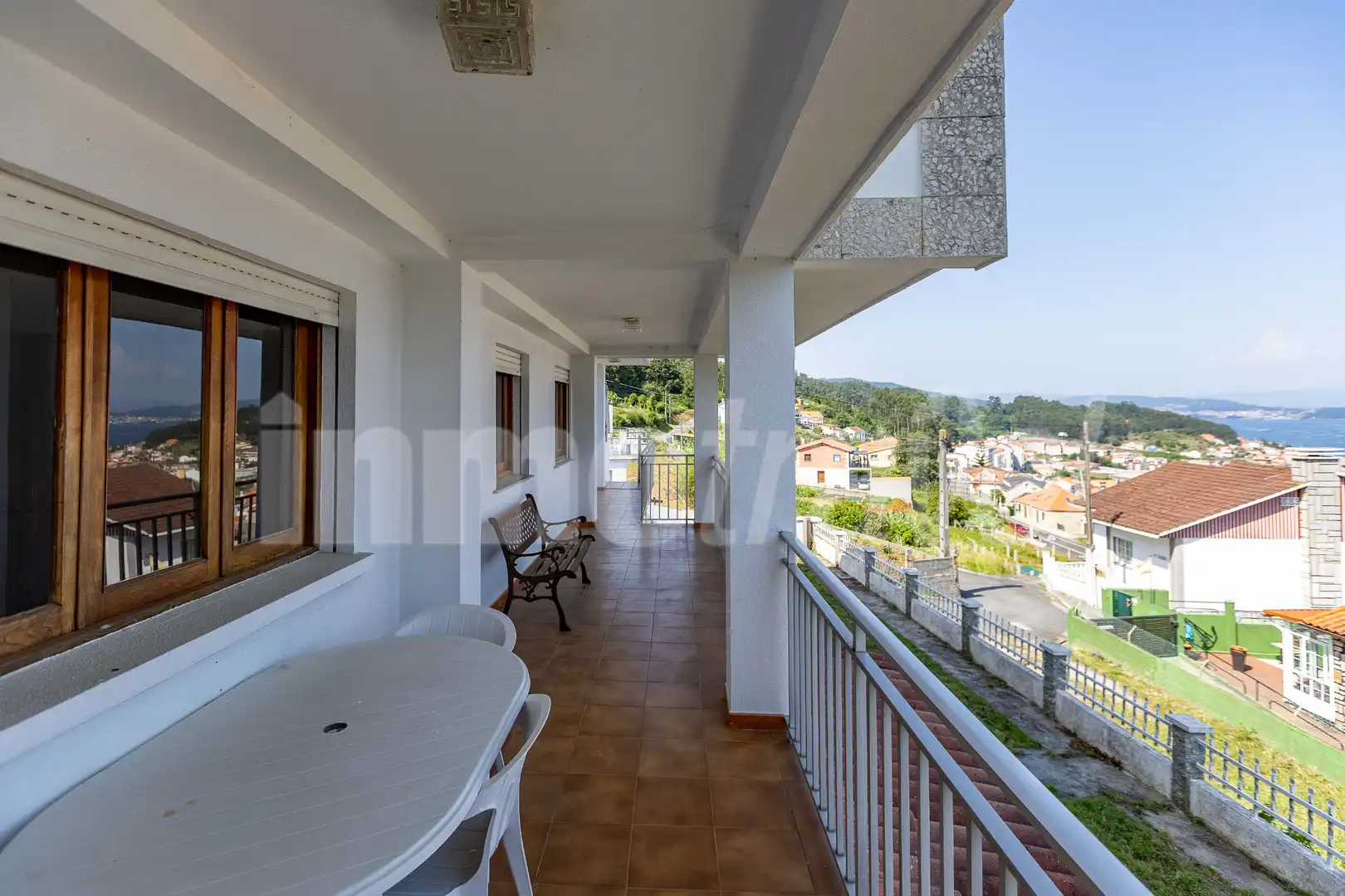 Terraza de Casa o chalet en venta en Sanxenxo con Calefacción, Jardín privado y Terraza