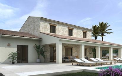 Exterior view of House or chalet for sale in Moraira  with Terrace and Swimming Pool