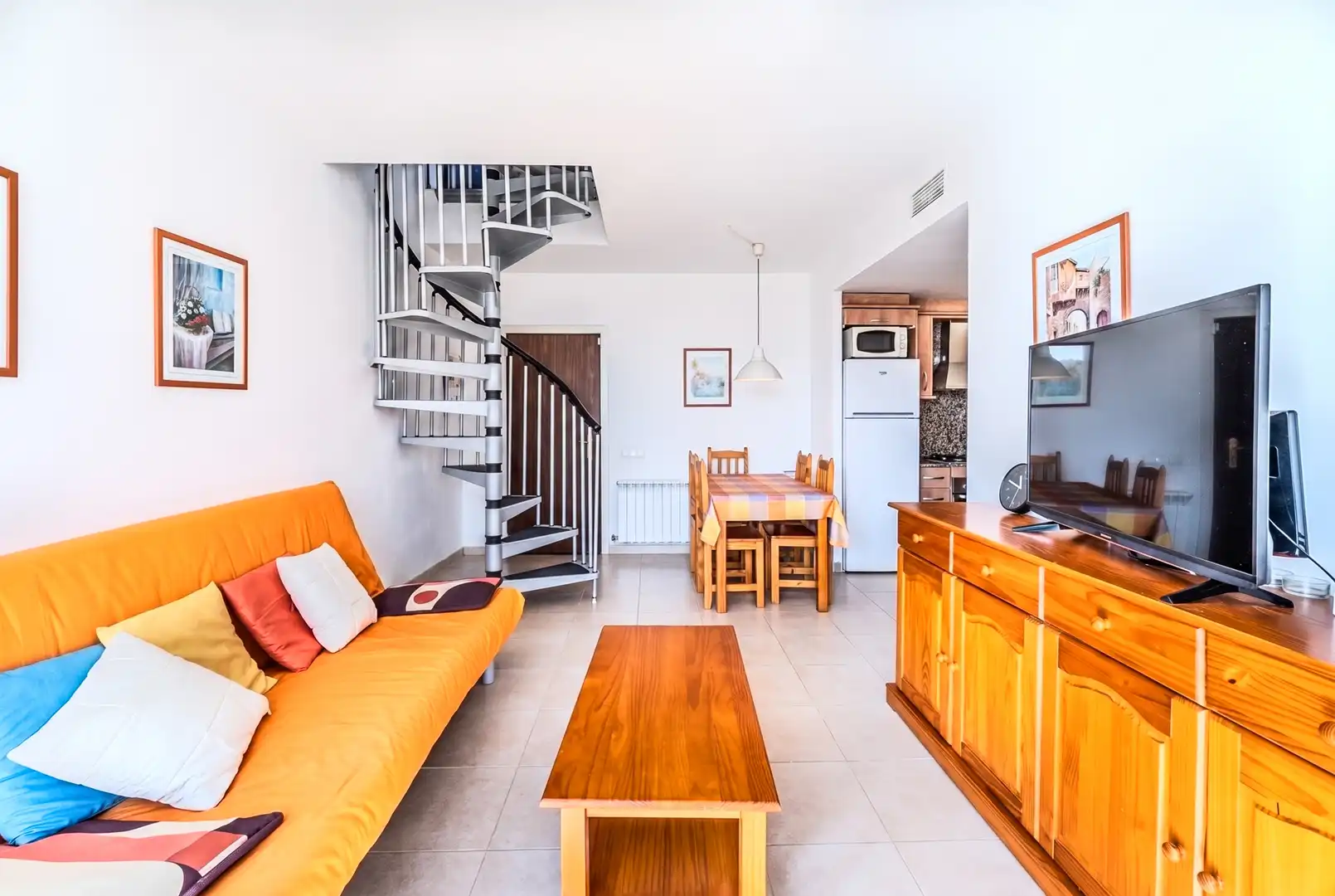 Living room of Duplexes for sale in L'Ampolla  with Air Conditioner, Heating and Terrace