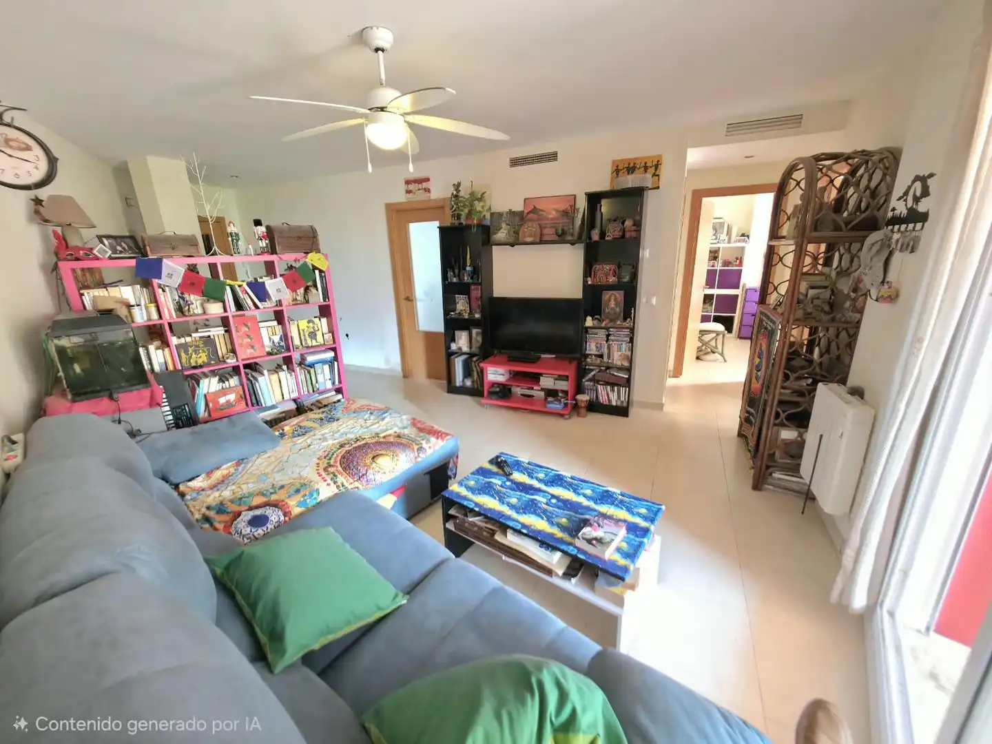 Sala d'estar de Apartament en venda en Dénia amb Aire condicionat, Calefacció i Terrassa