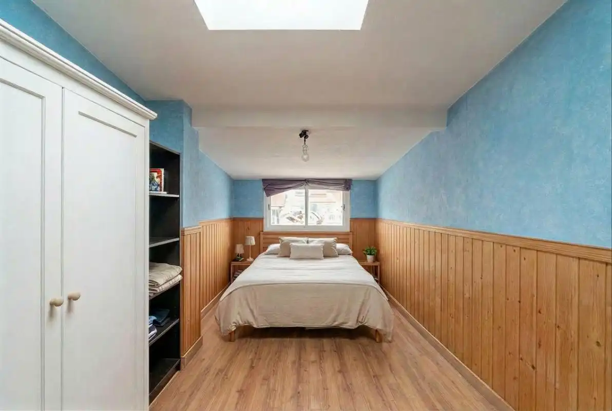 Schlafzimmer von Maisonette zum Verkauf in Málaga mit Klimaanlage, Heizung und Privatgarten