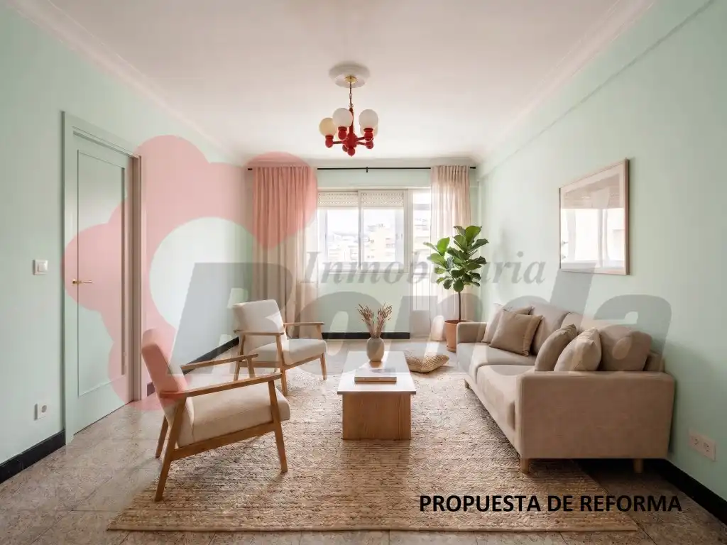 Wohnzimmer von Wohnung zum Verkauf in Lugo