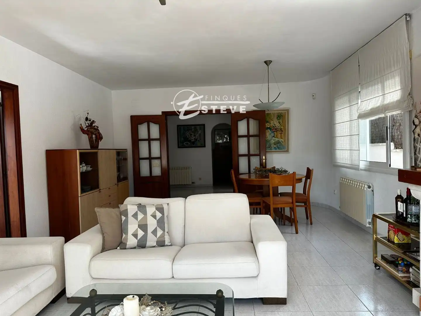 Sala de estar de Casa o chalet de alquiler en Calafell con Piscina y Amueblado