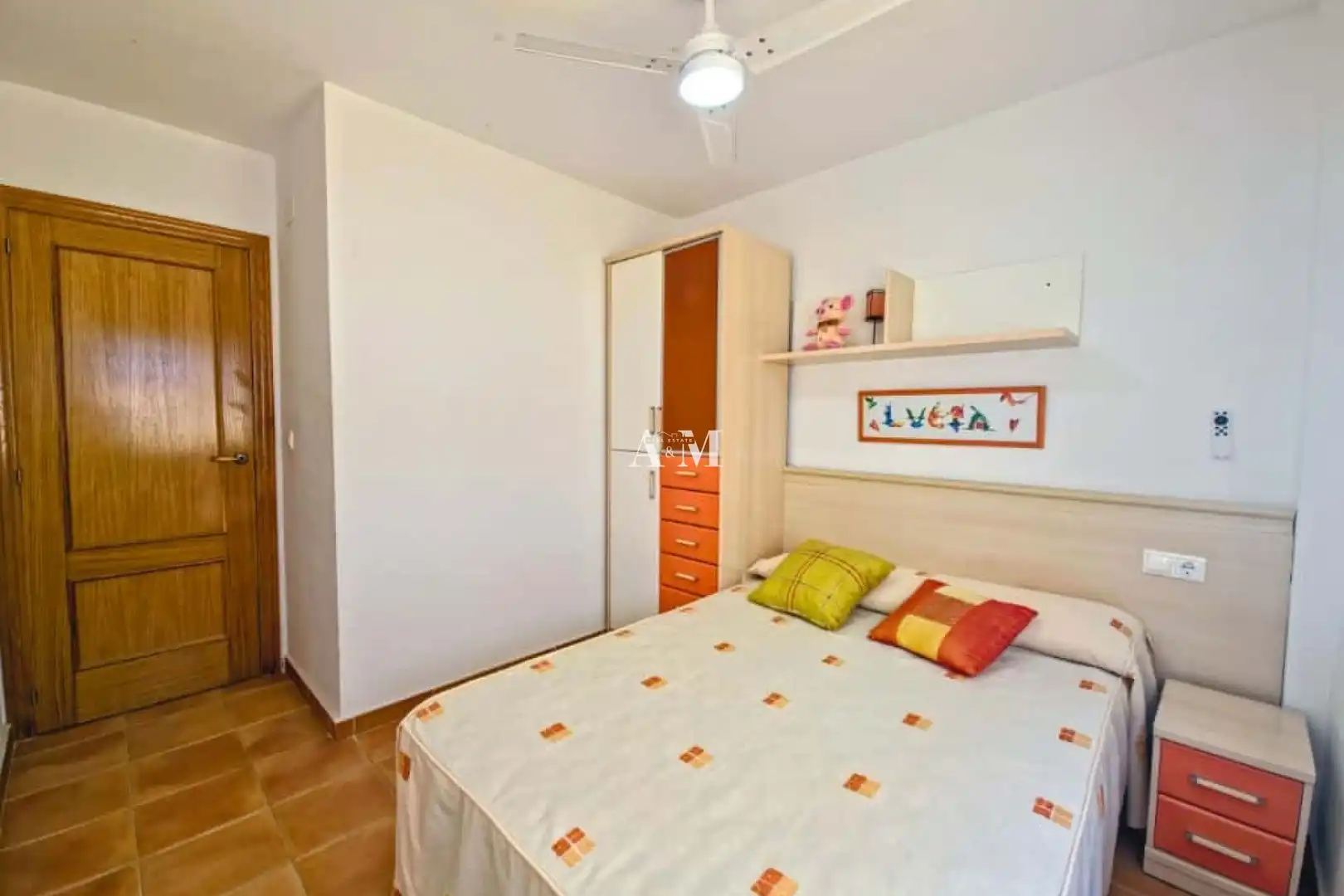 Schlafzimmer von Dachboden zur Miete in Orihuela mit Klimaanlage, Heizung und Terrasse