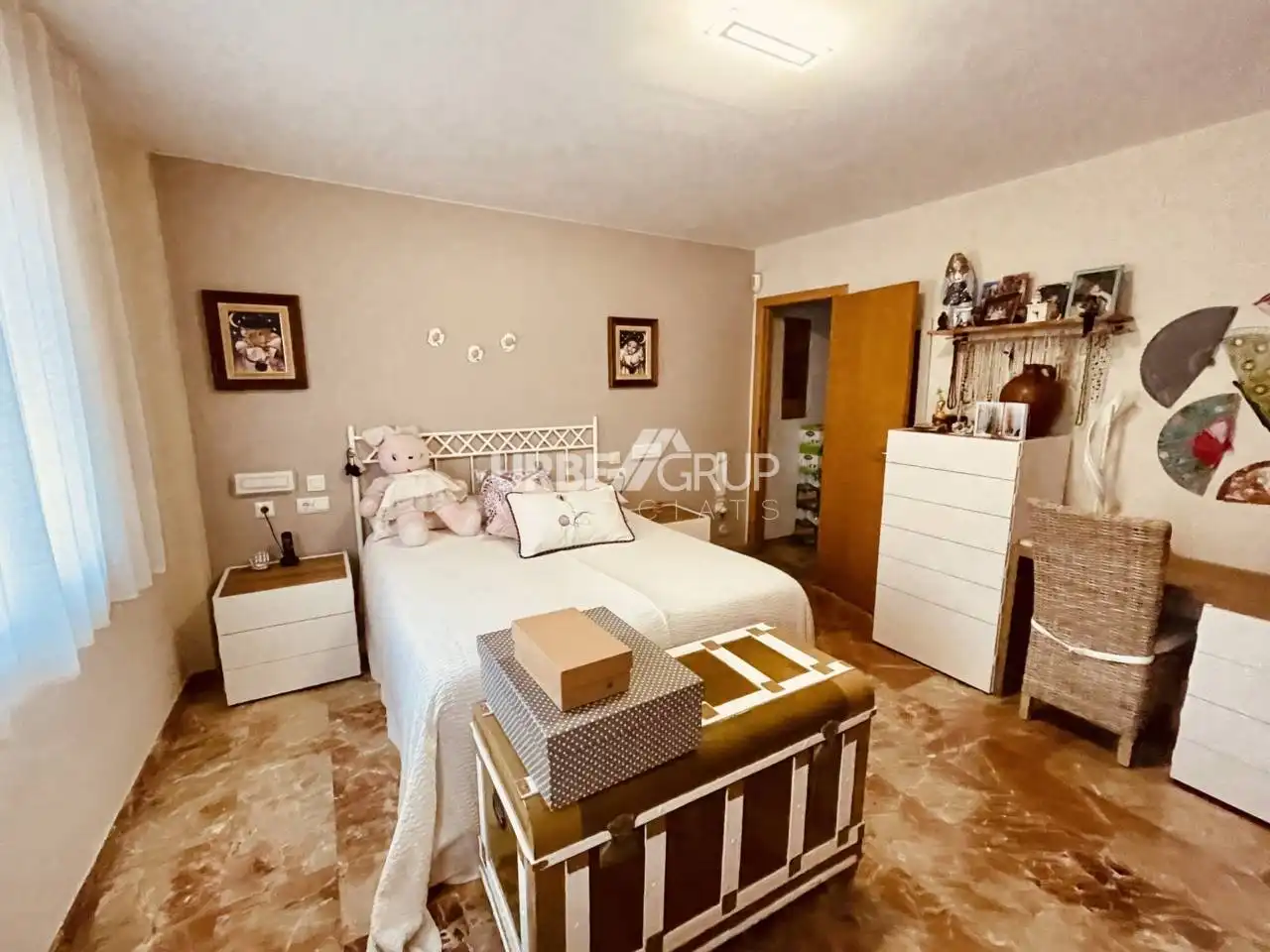 Schlafzimmer von Wohnung zum Verkauf in Terrassa mit Klimaanlage, Heizung und Privatgarten