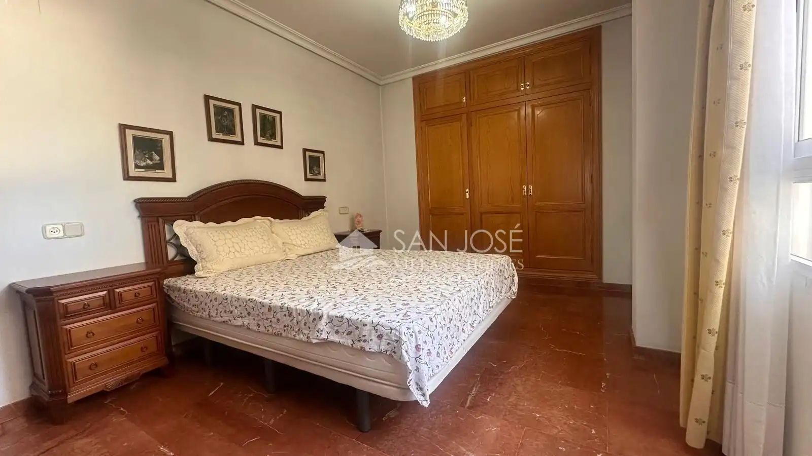 Bedroom of Flat for sale in Aspe  with Air Conditioner and Storage room