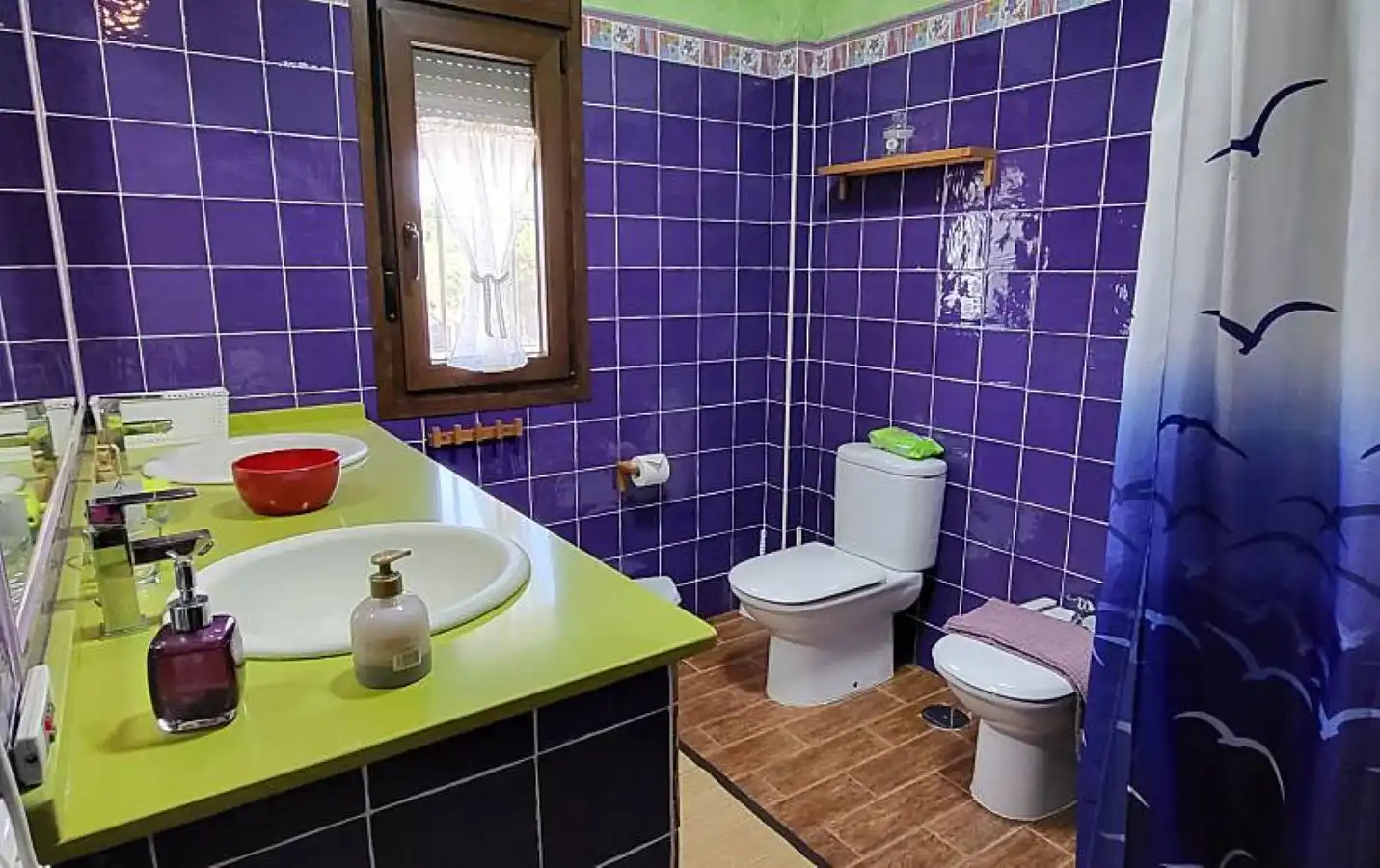 Bathroom of Houses for rent in Conil de la Frontera  with Air Conditioner, Private garden and Terrace