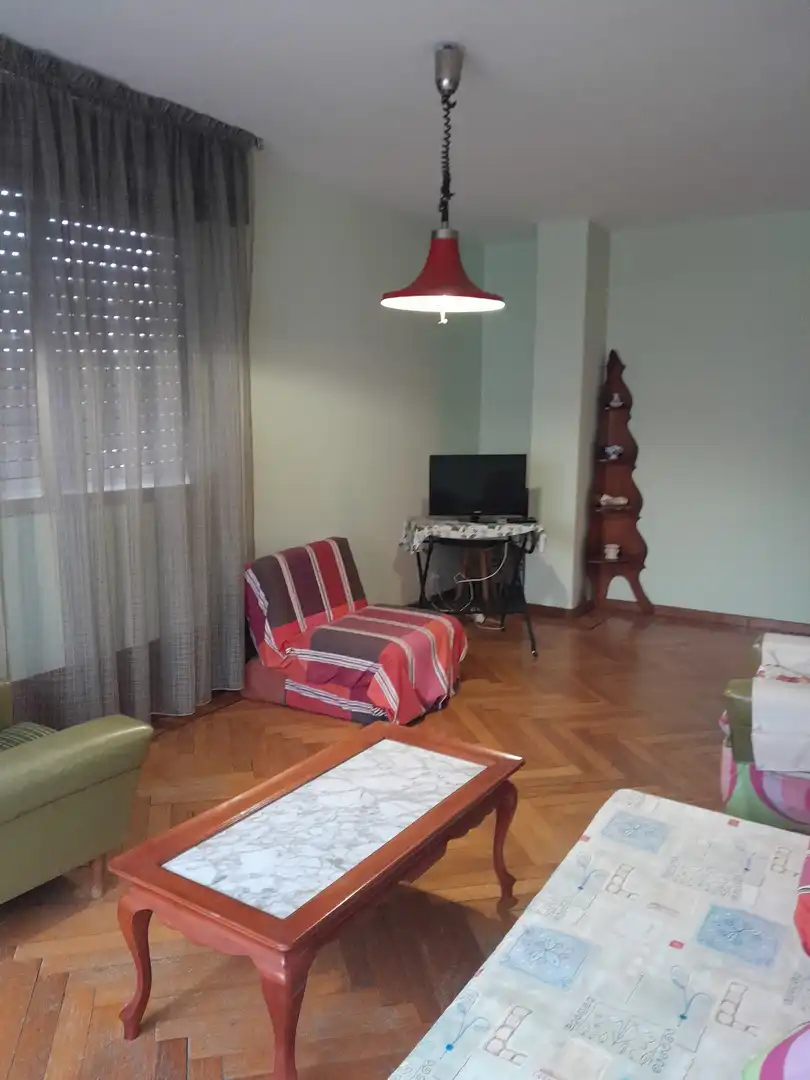Living room of Flat for sale in Boiro  with Terrace, Storage room and Furnished