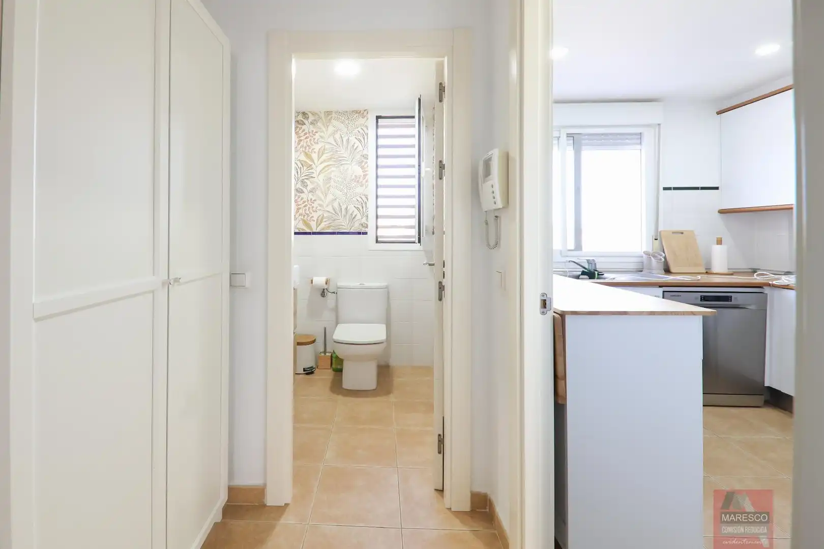 Badezimmer von Einfamilien-Reihenhaus zum Verkauf in Mijas mit Klimaanlage, Terrasse und Abstellraum