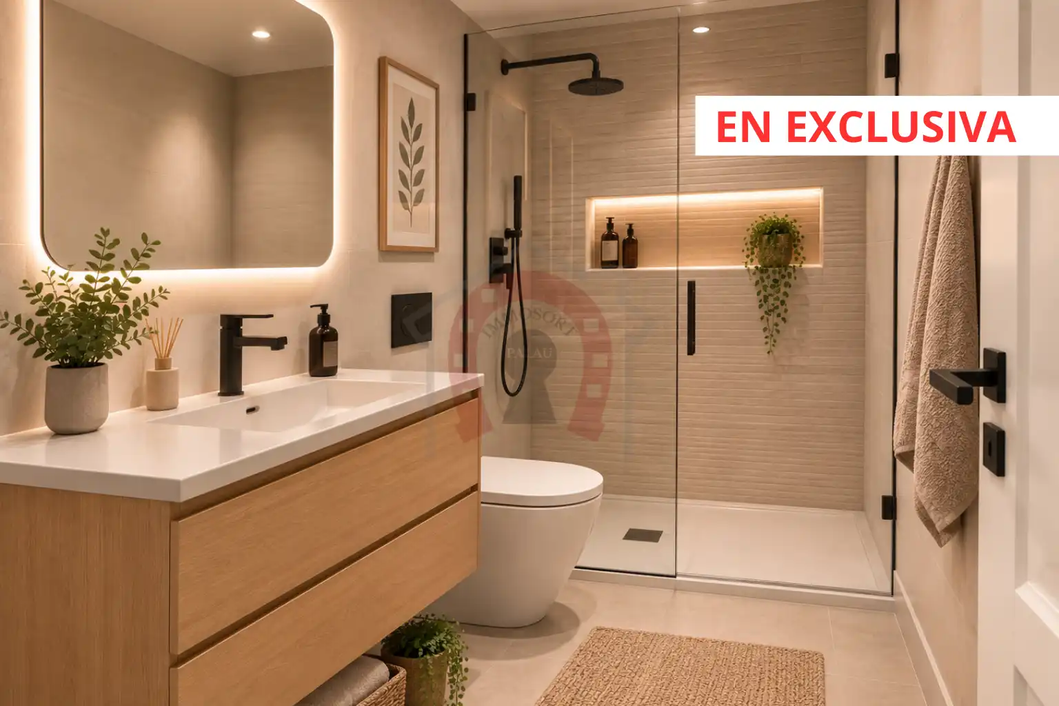 Baño de Casa o chalet en venta en Palau-solità i Plegamans con Aire acondicionado, Calefacción y Jardín privado