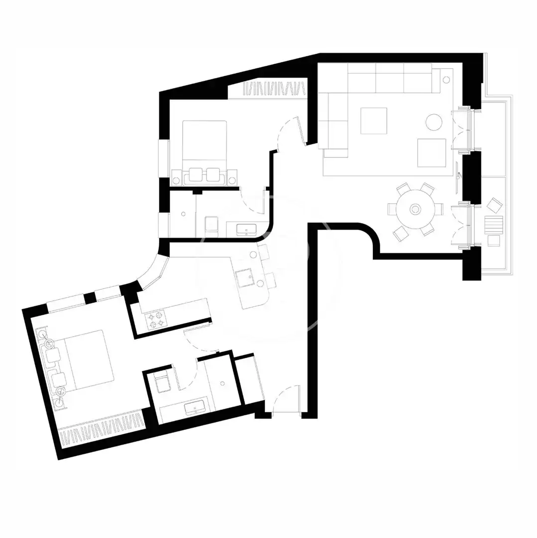 Wohnung zur Miete in C. de Sagasta, Justicia - Chueca
