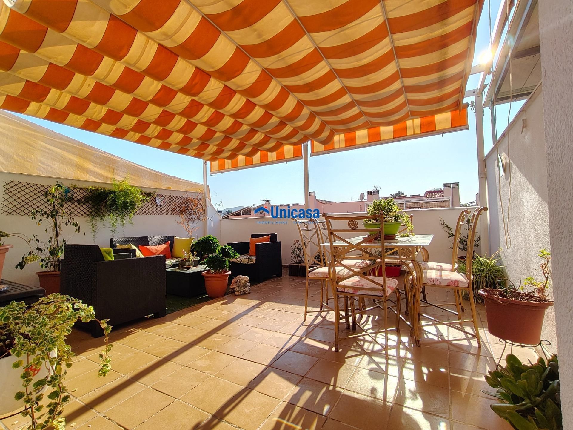 Terrassa de Casa adosada en venda en Málaga Capital amb Aire condicionat