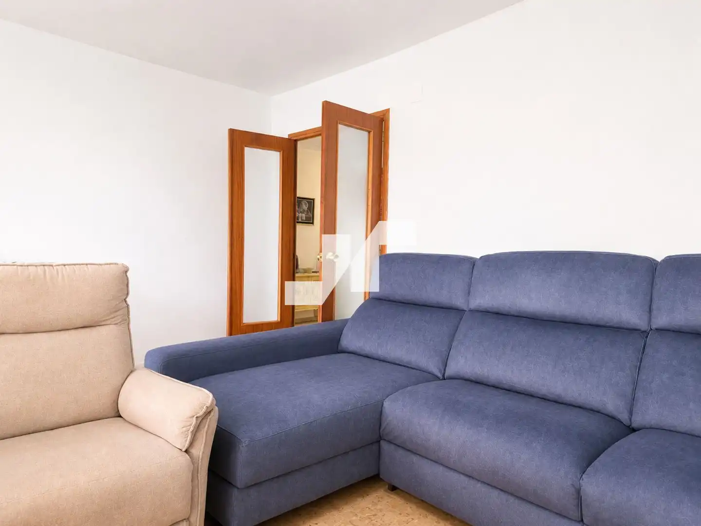 Sala d'estar de Pis en venda en Moncofa amb Aire condicionat, Terrassa i Moblat