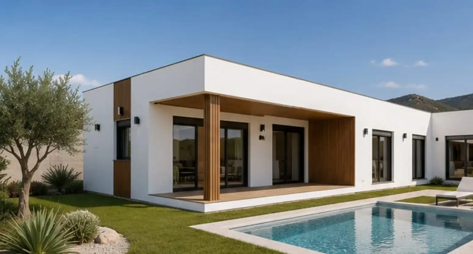 Exterior view of Houses for sale in El Espinar  with Swimming Pool