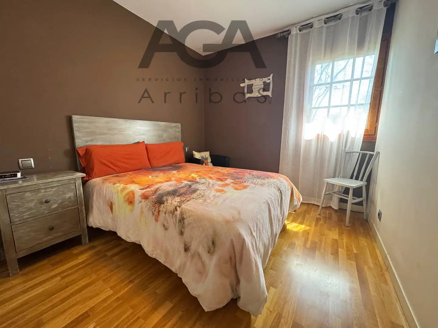 Schlafzimmer von Einfamilien-Reihenhaus zum Verkauf in Badalona mit Klimaanlage und Abstellraum