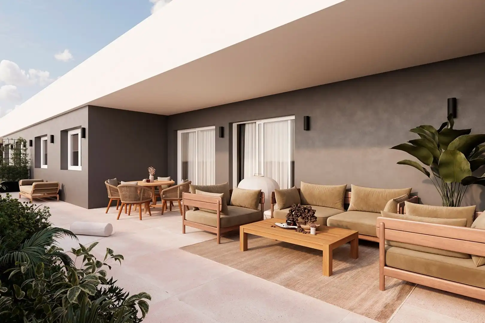 Terrace of Flat for sale in Águilas  with Air Conditioner, Heating and Private garden