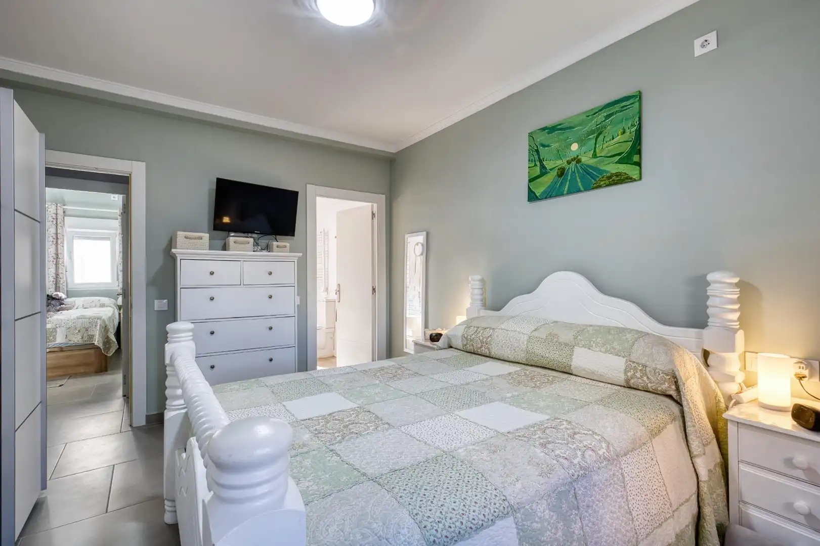 Habitación de Casa adosada en venta en Torre-Pacheco con Aire acondicionado, Calefacción y Jardín privado