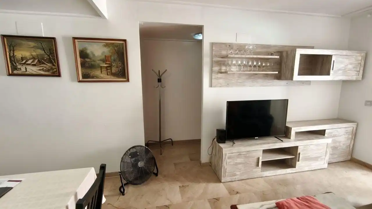 Sala d'estar de Apartament en venda en Oropesa del Mar / Orpesa amb Aire condicionat, Moblat i Balcó