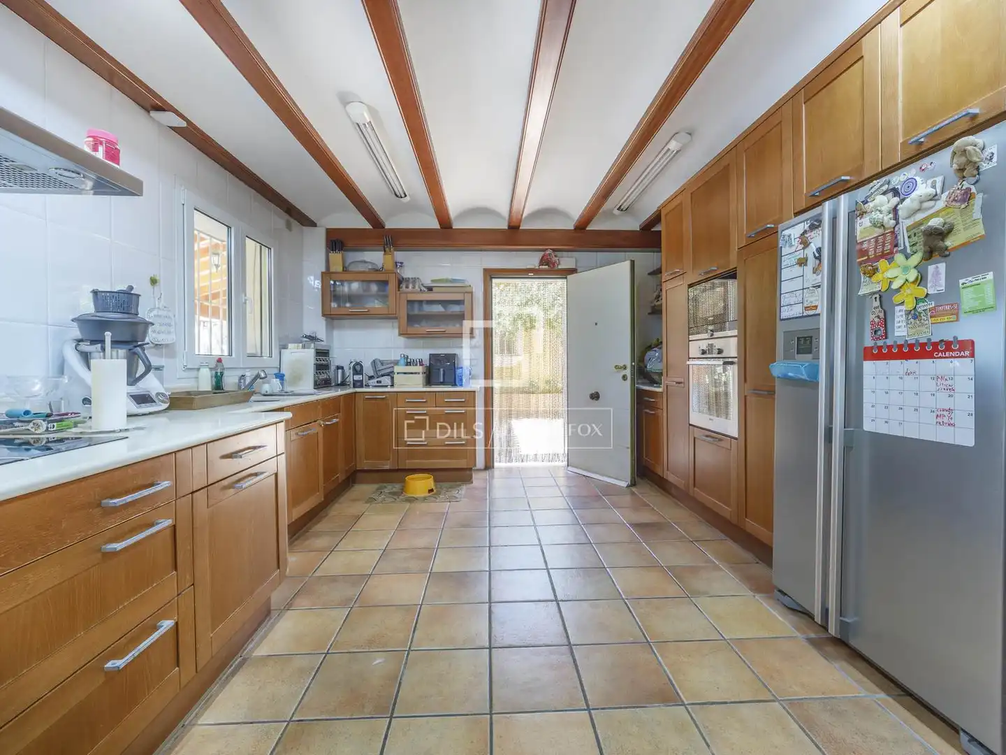 Cocina de Finca rústica en venta en Rocafort con Aire acondicionado, Jardín privado y Terraza