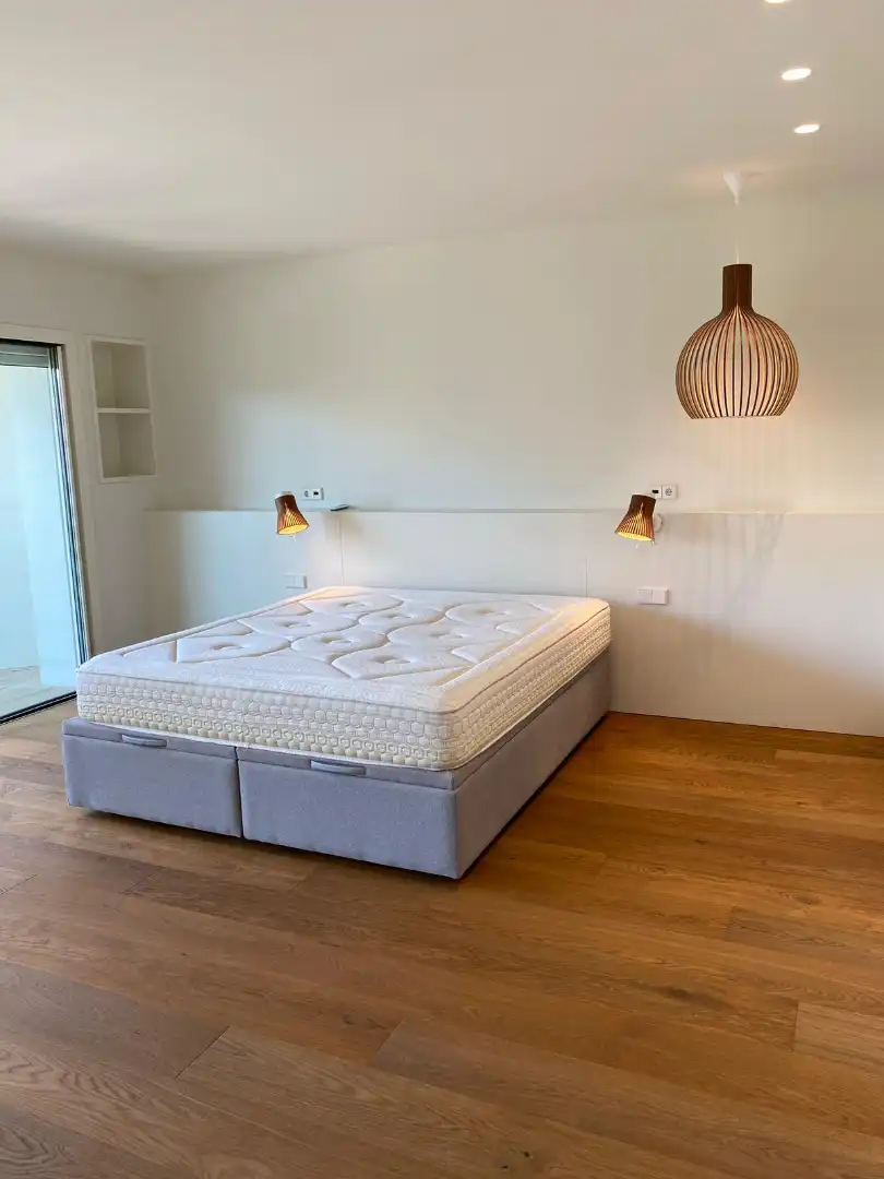 Schlafzimmer von Wohnung zur Miete in Barcelona mit Klimaanlage, Heizung und Parkett