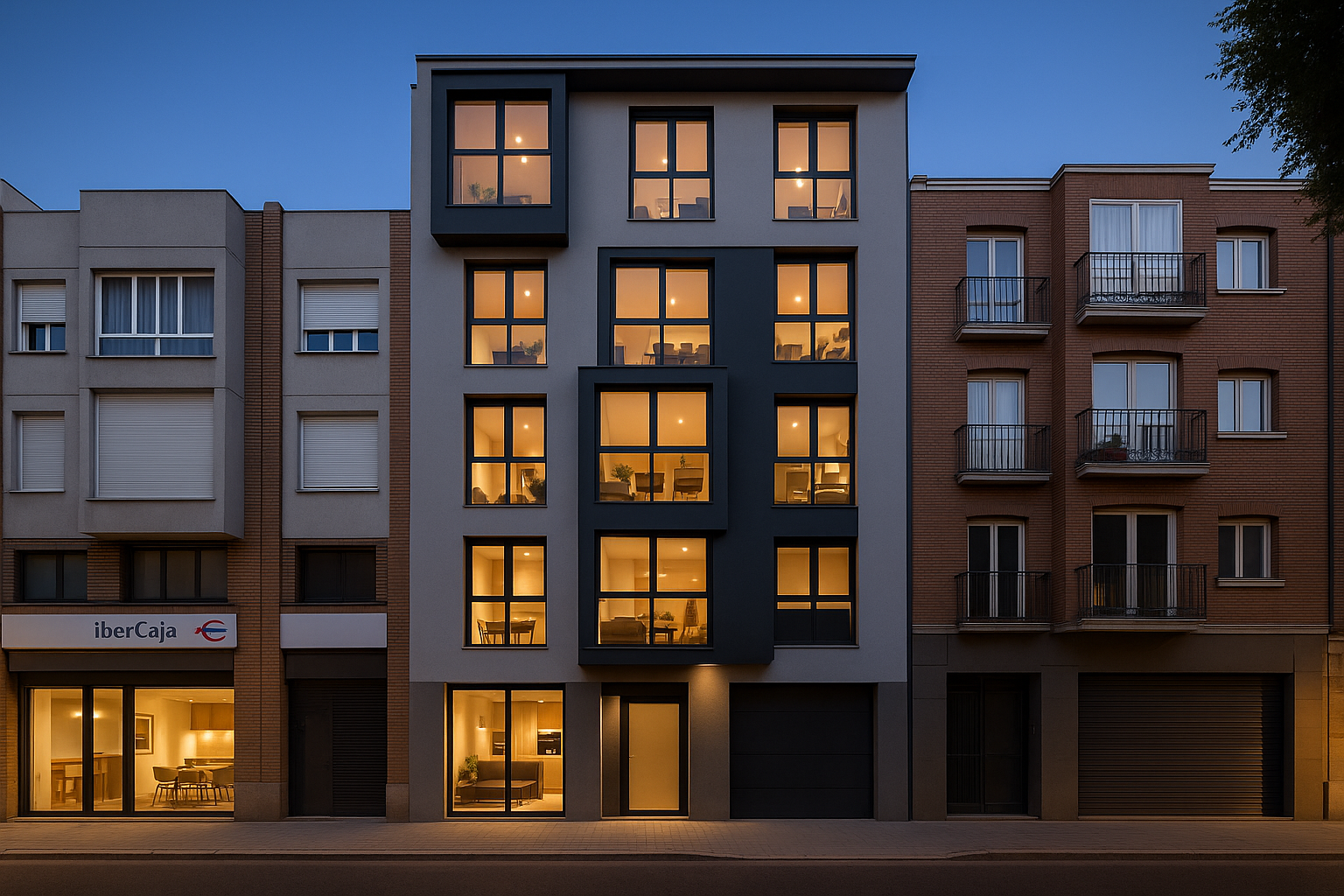 Vista exterior de Piso en venta en  Madrid Capital con Aire acondicionado, Calefacción y Trastero