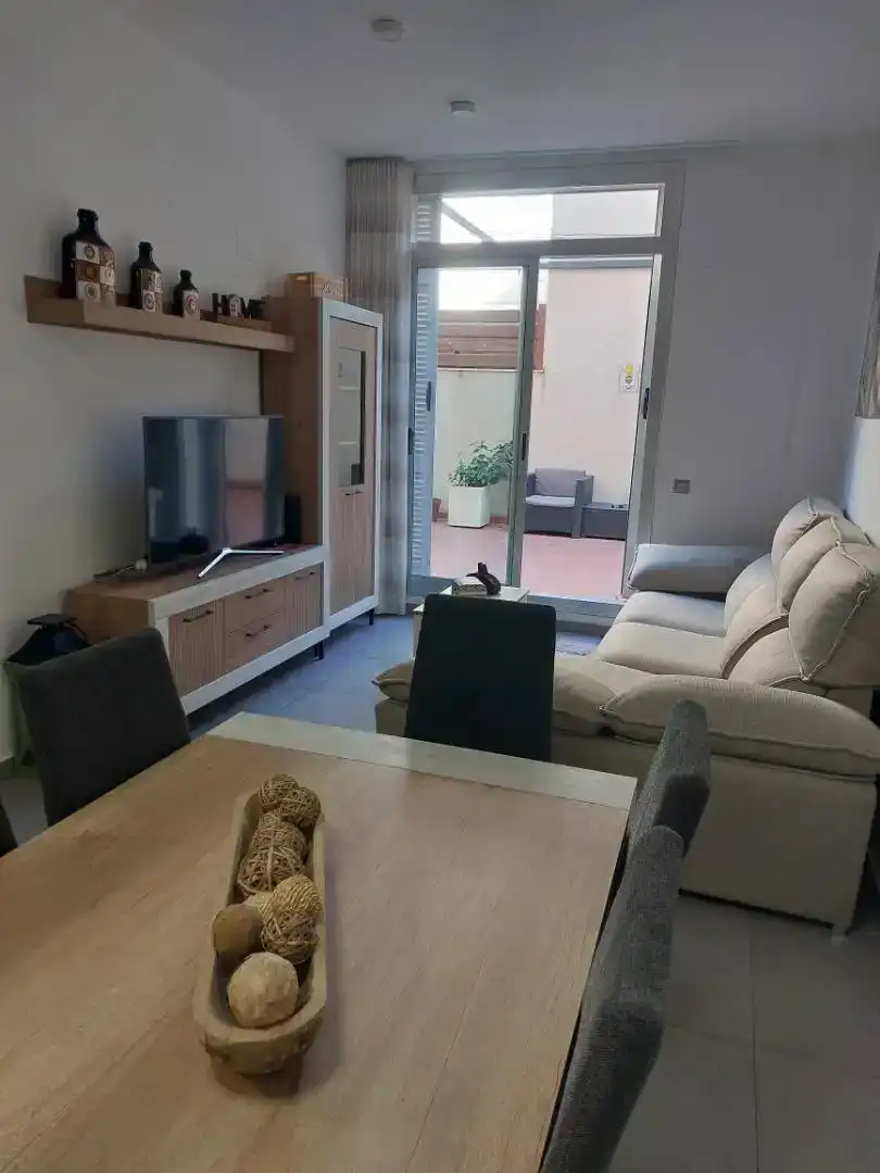 Sala d'estar de Pis en venda en La Canonja amb Aire condicionat i Balcó