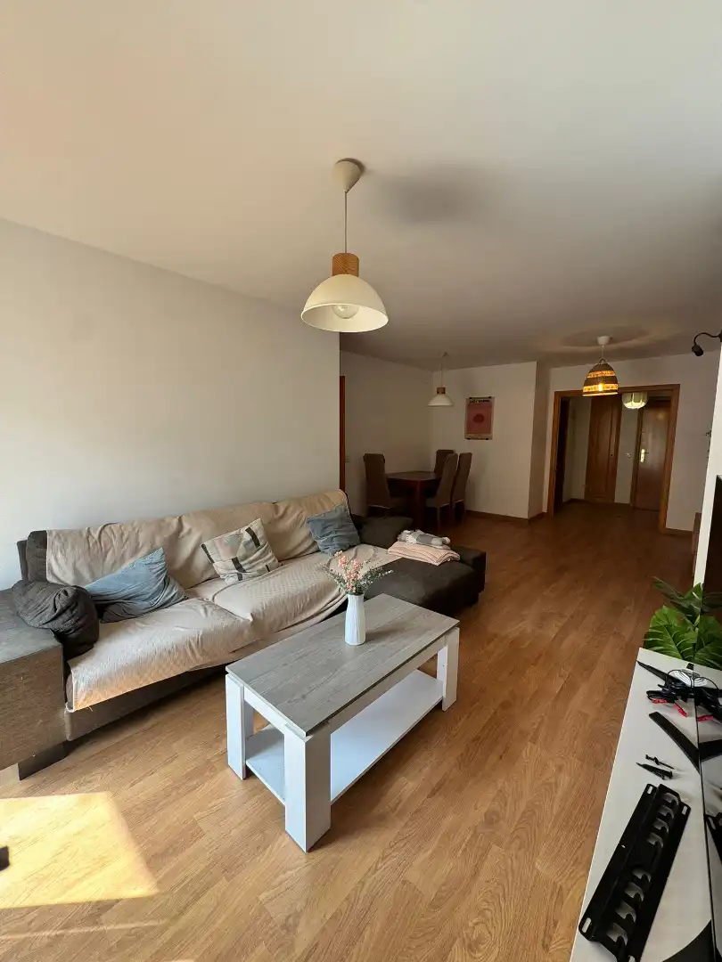 Sala de estar de Piso de alquiler en Valencia con Aire acondicionado, Calefacción y Parquet