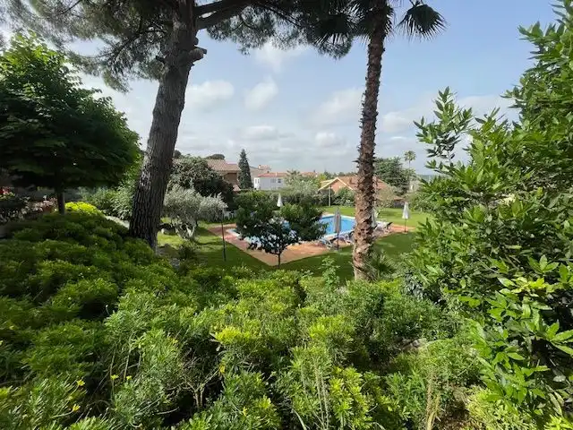 Garten von Wohnung zur Miete in La Garriga mit Klimaanlage, Heizung und Terrasse